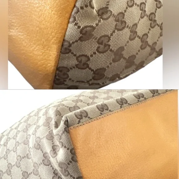 GUCCI GG Canvas Medium Web Tote - Picture 8 of 8